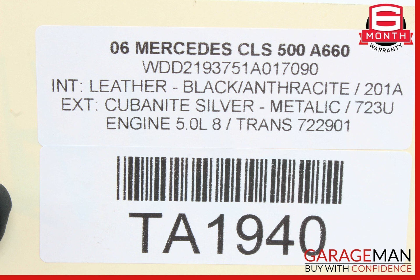 03-11 Mercedes CLS500 SL500 E63 AMG Rear Suspension Lower Control Arm