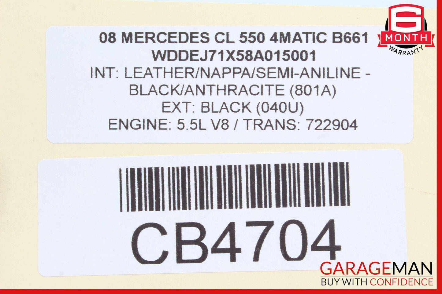 07-14 Mercedes W216 CL550 CL600 CL63 AMG Right Side Door Handle Keyless Go OEM