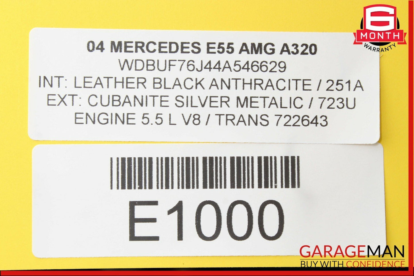 03-06 Mercedes W211 E55 AMG Front Left Driver Door Control Module OEM