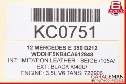12-16 Mercedes E350 SLK350 3.5L V6 ECU ECM Engine Computer Control Module Unit