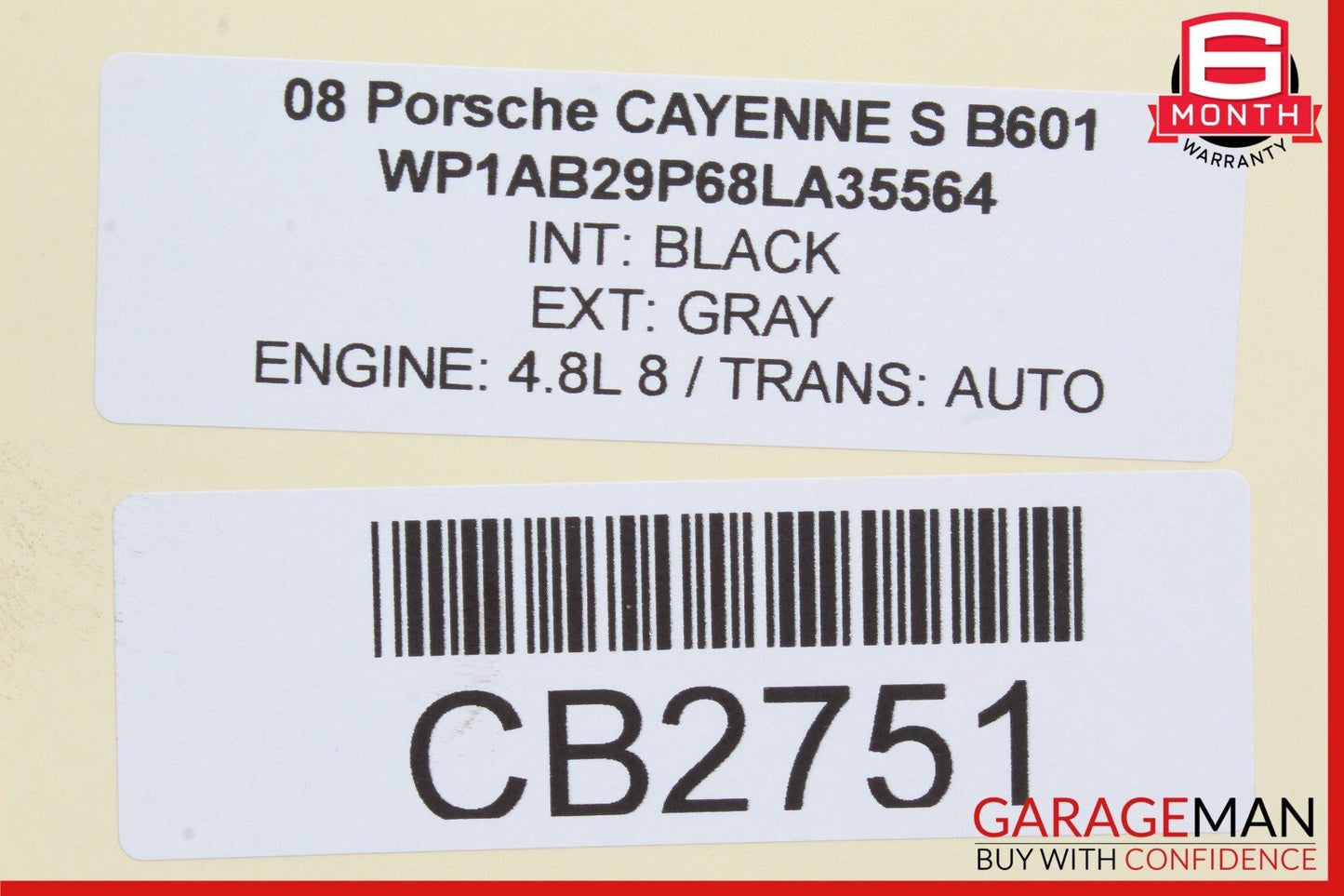 03-10 Porsche Cayenne S 957 Front Left or Right Upper Control Arm Assembly OEM