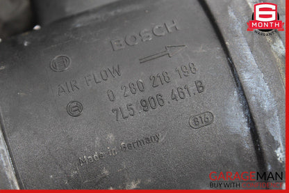 03-10 Porsche Cayenne S 955 957 Front Side Mass Air Flow Sensor Bosch OEM