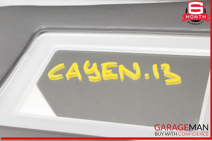11-14 Porsche Cayenne 958 AWD Front Left Driver Side Sun Visor Sunvisor OEM