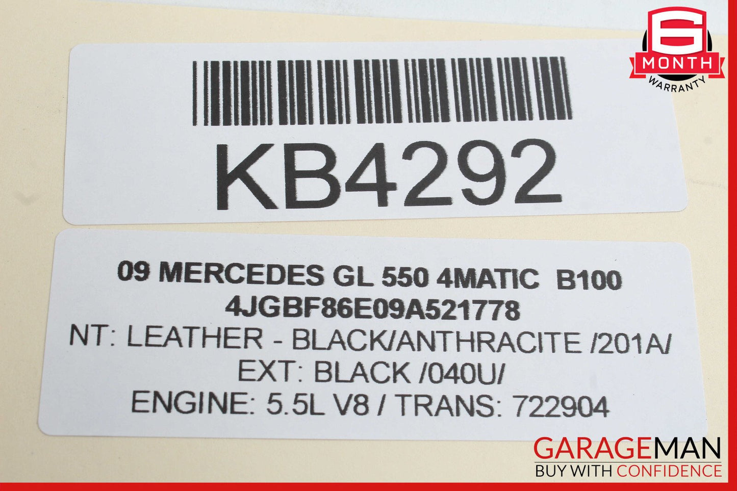 03-12 Mercedes X164 GL450 SLK350 GL550 Seat Control Module Left Side OEM