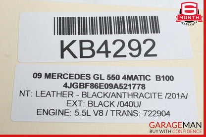 03-12 Mercedes X164 GL450 SLK350 GL550 Seat Control Module Left Side OEM