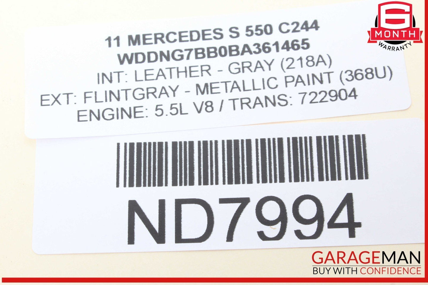 07-13 Mercedes W221 S550 S350 Center Dash Air AC A/C Heater Vent 2218300954 OEM