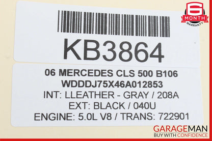 06-11 Mercedes W219 CLS500 Front Left Door Lock Latch Actuator Keyless Go OEM