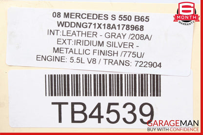 07-09 Mercedes W221 S550 Front Left Headlight Lamp Bi Xenon w/ Night Vision Assy