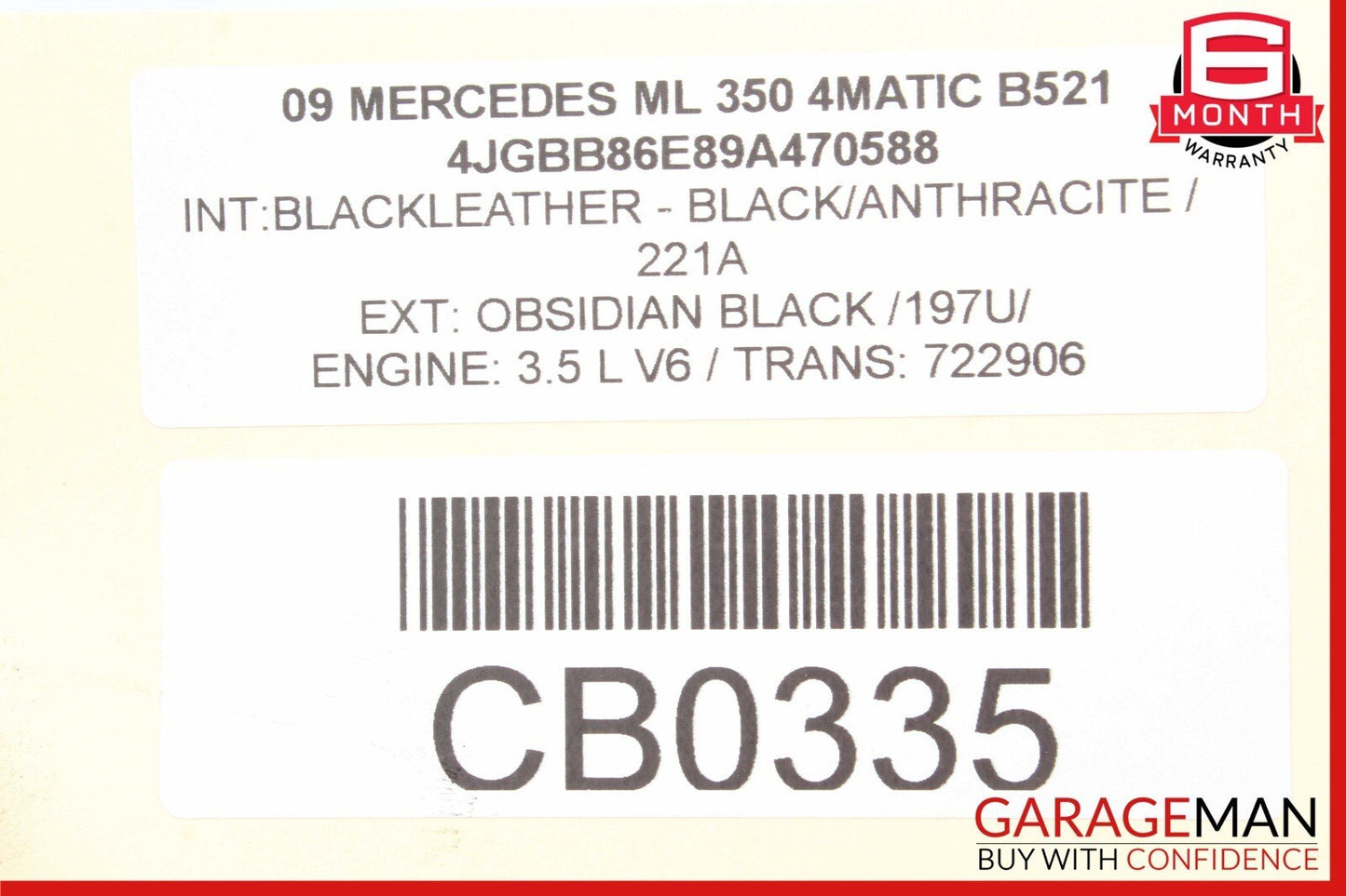 06-13 Mercedes W164 ML350 R350 GL320 Front Drive Shaft Driveshaft Axle OEM