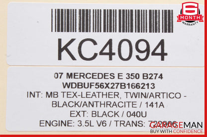 03-09 Mercedes W211 E350 E500 Front Left Driver Side Window Regulator Motor OEM