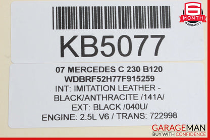 01-07 Mercedes W203 C230 Rear Right & Left Side Shock Absorber Spring Set OEM
