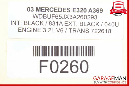 03-09 Mercedes W211 E500 E55 AMG E320 Front Left Side Door Lock Latch Actuator