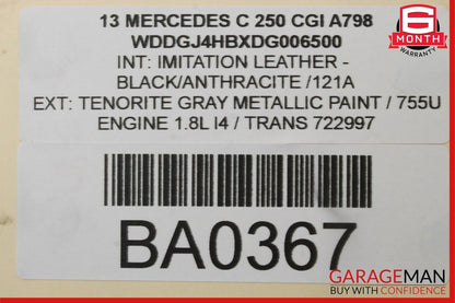 08-18 Mercedes C250 C300 E550 Front Left Side Seat Control Module Unit