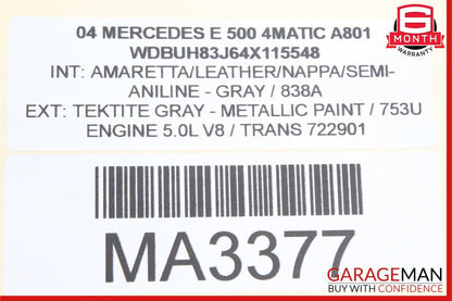 03-09 Mercedes W211 E350 E500 Front Left Side Door Window Regulator Motor Unit