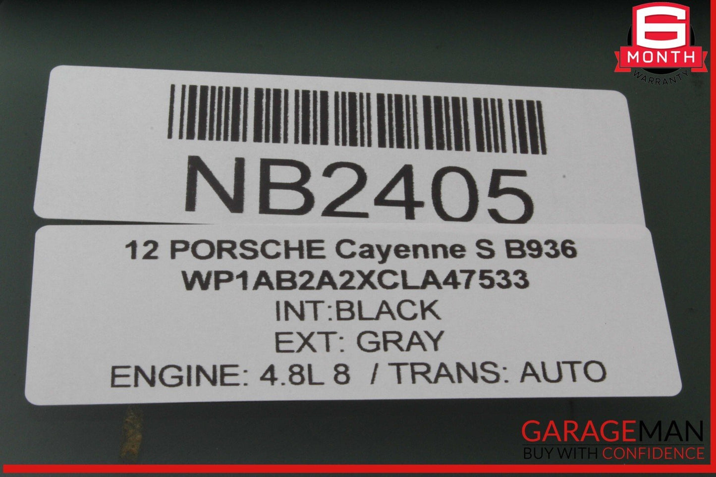 11-18 Porsche Cayenne S 958 Rear Right Passenger Side Door Window Glass OEM