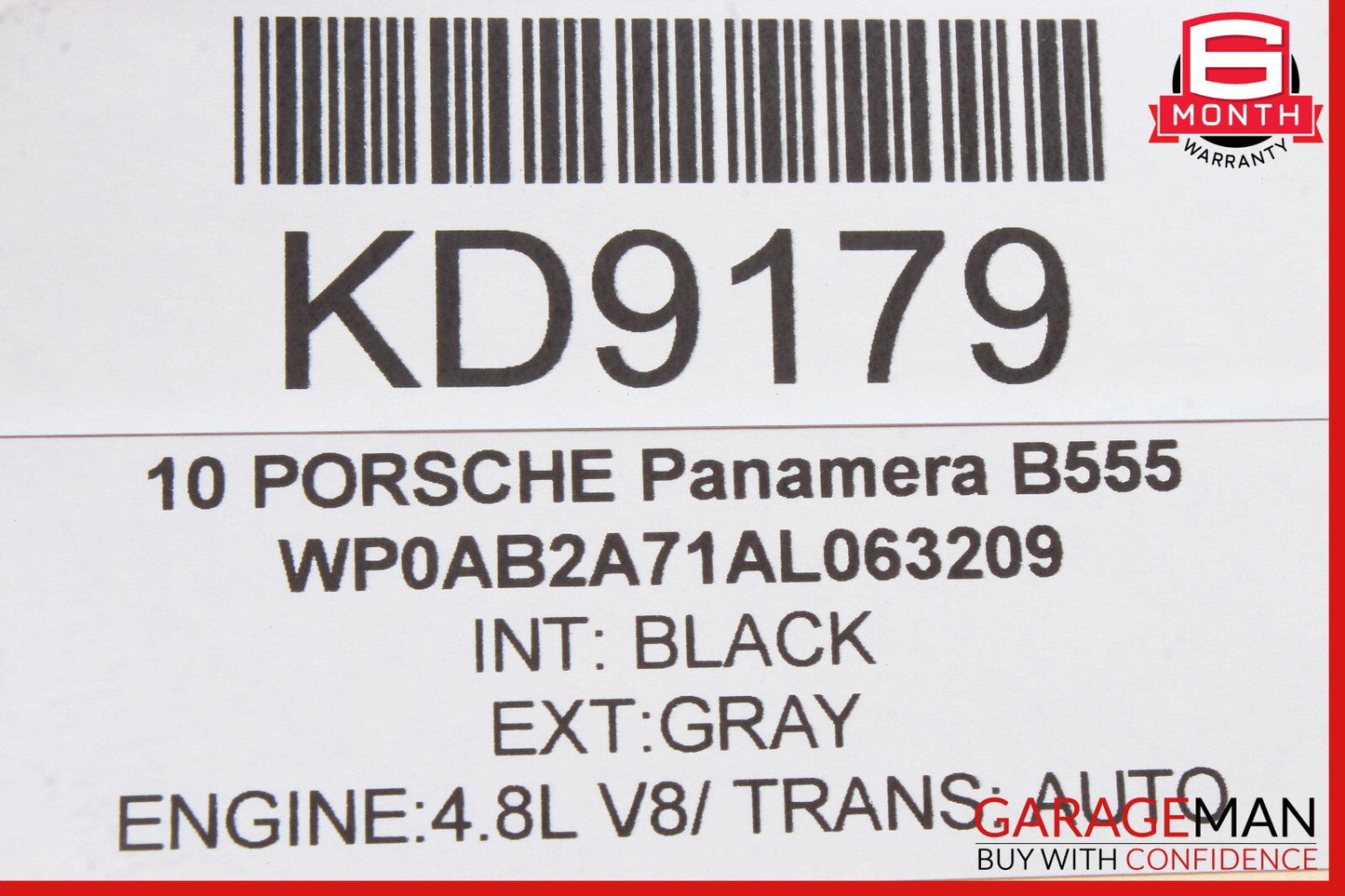 10-15 Porsche Panamera 970 Rear Sun Shade Motor OEM