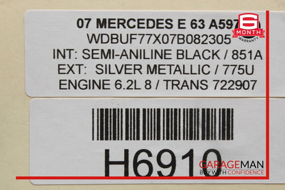 03-11 Mercedes E320 E55 E63 CLS63 AMG Keyless Go Entry Computer Control Module
