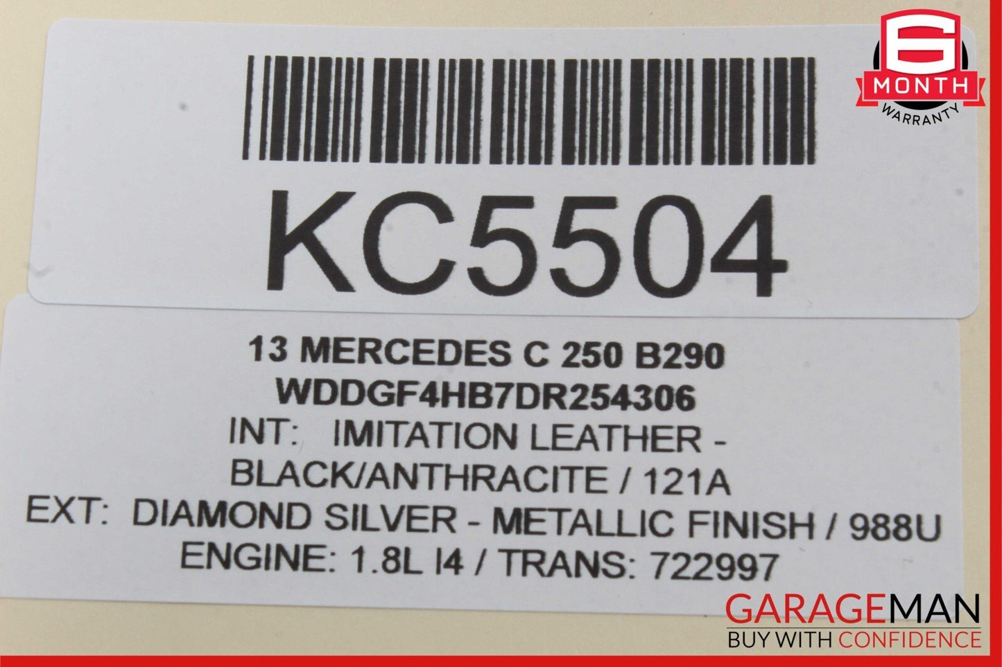 08-14 Mercedes W204 C250 C63 AMG RWD Front Floor Gear Shifter Shift Selector Box
