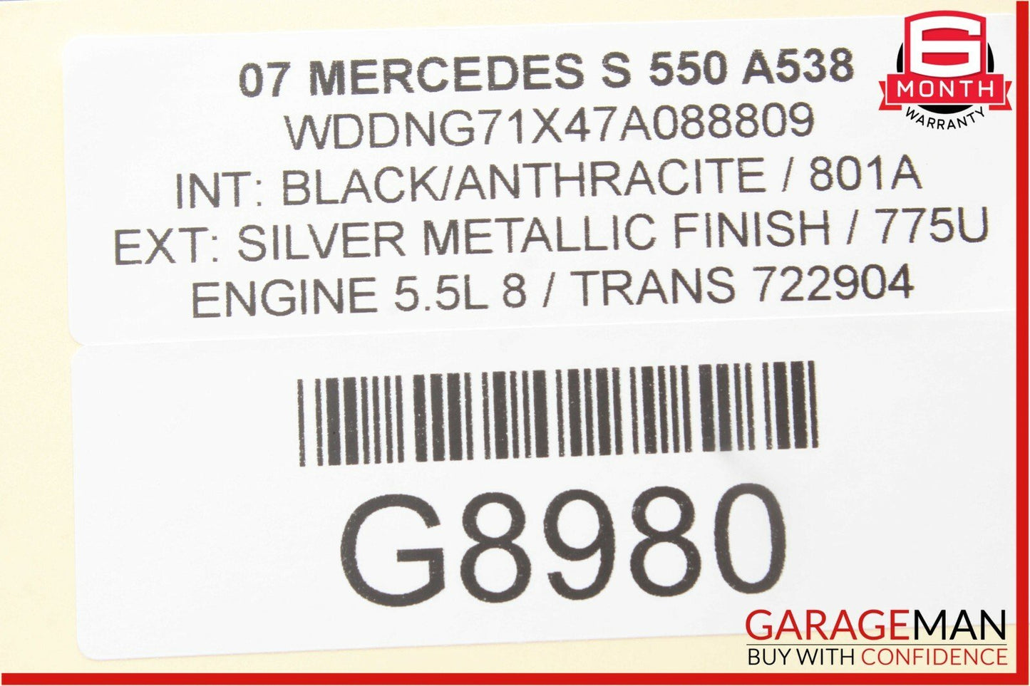 07-14 Mercedes W221 S550 S600 Keyless Go Door Entry Controller Module Unit