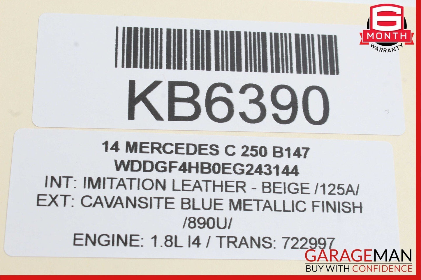 12-14 Mercedes W204 C250 C350 C63 AMG Rear SAM Module Relay Fuse Box Assembly