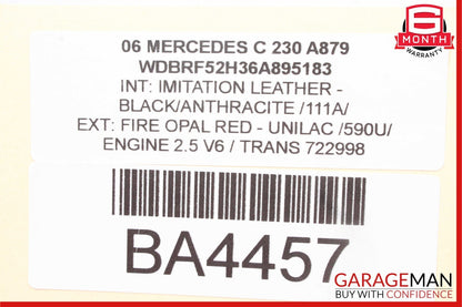 05-07 Mercedes W203 C230 Dash Hazard Door Lock ESP Control Switch Module OEM