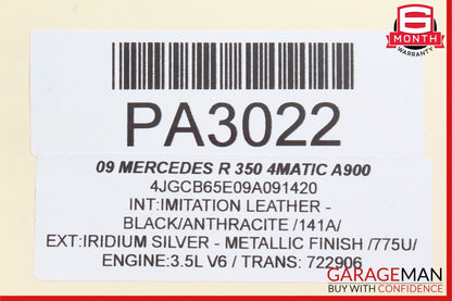 06-12 Mercedes W251 R350 ML550 Front Left Driver Exterior Door Handle Silver OEM