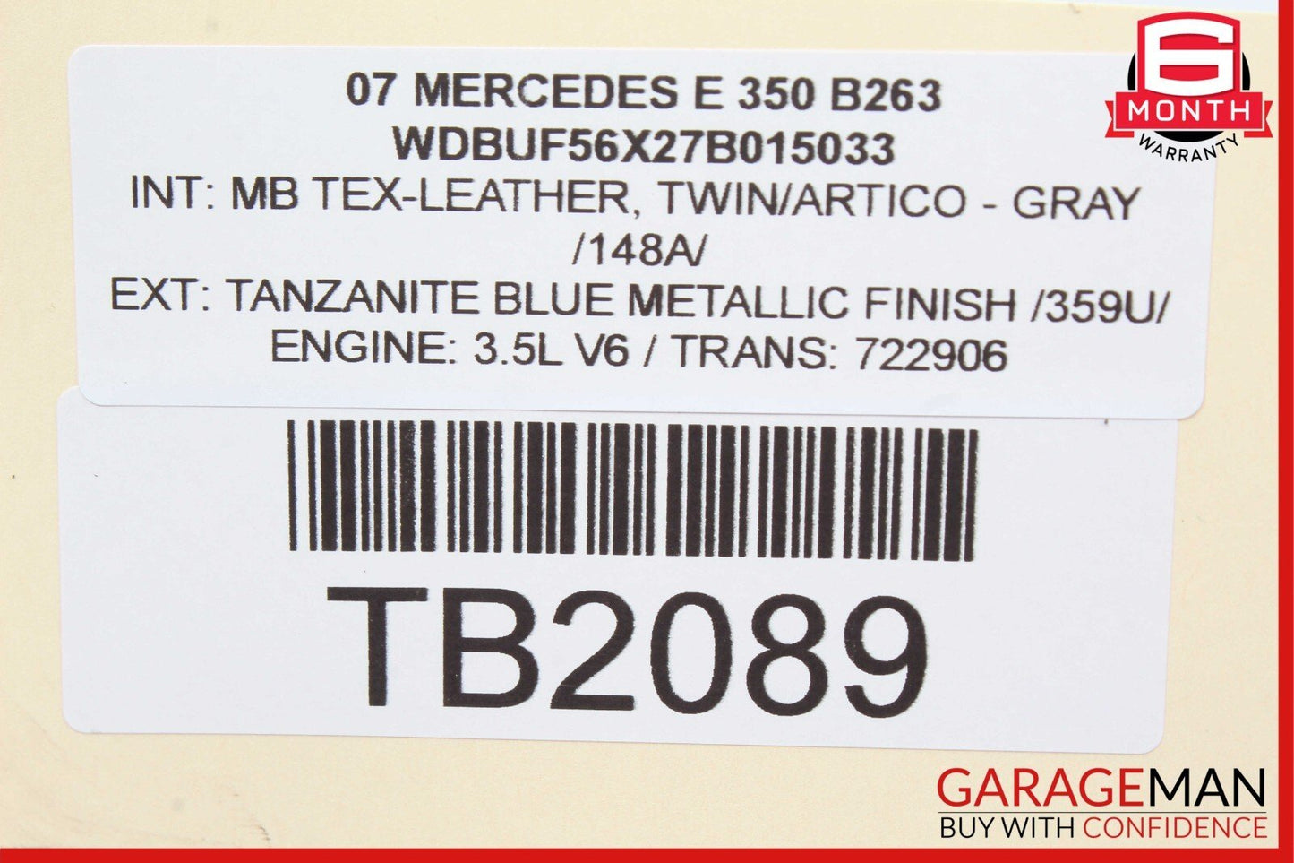 06-12 Mercedes W204 C300 GLK350 M272 Left & Right Exhaust Manifold Header Set