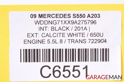 07-09 Mercedes W221 S550 Left Side Engine Cylinder Head Assembly 2730162801 OEM