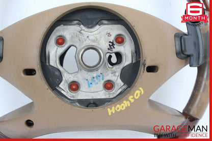 10-14 Mercedes W221 S400 S550 CL550 Steering Wheel w/ Paddle Shifters Beige OEM