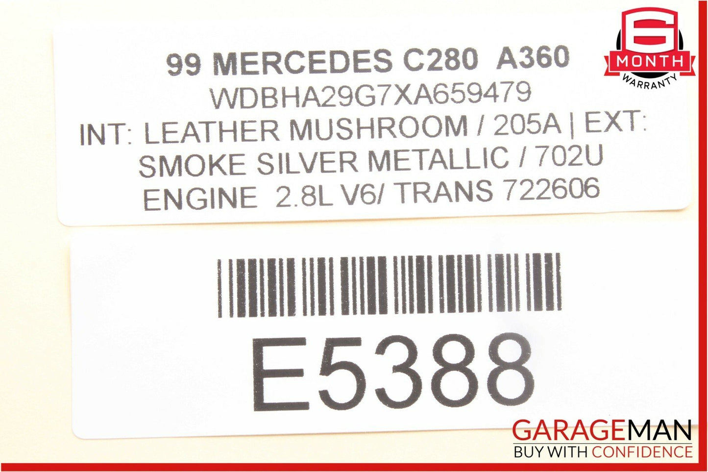 98-00 Mercedes W202 C280 ABS Anti Lock Brake Control Module Unit 0175457332 OEM