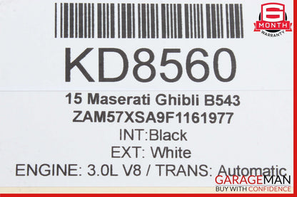 14-17 Maserati Ghibli M157 Rear Left Driver Side Door Lock Latch Actuator OEM