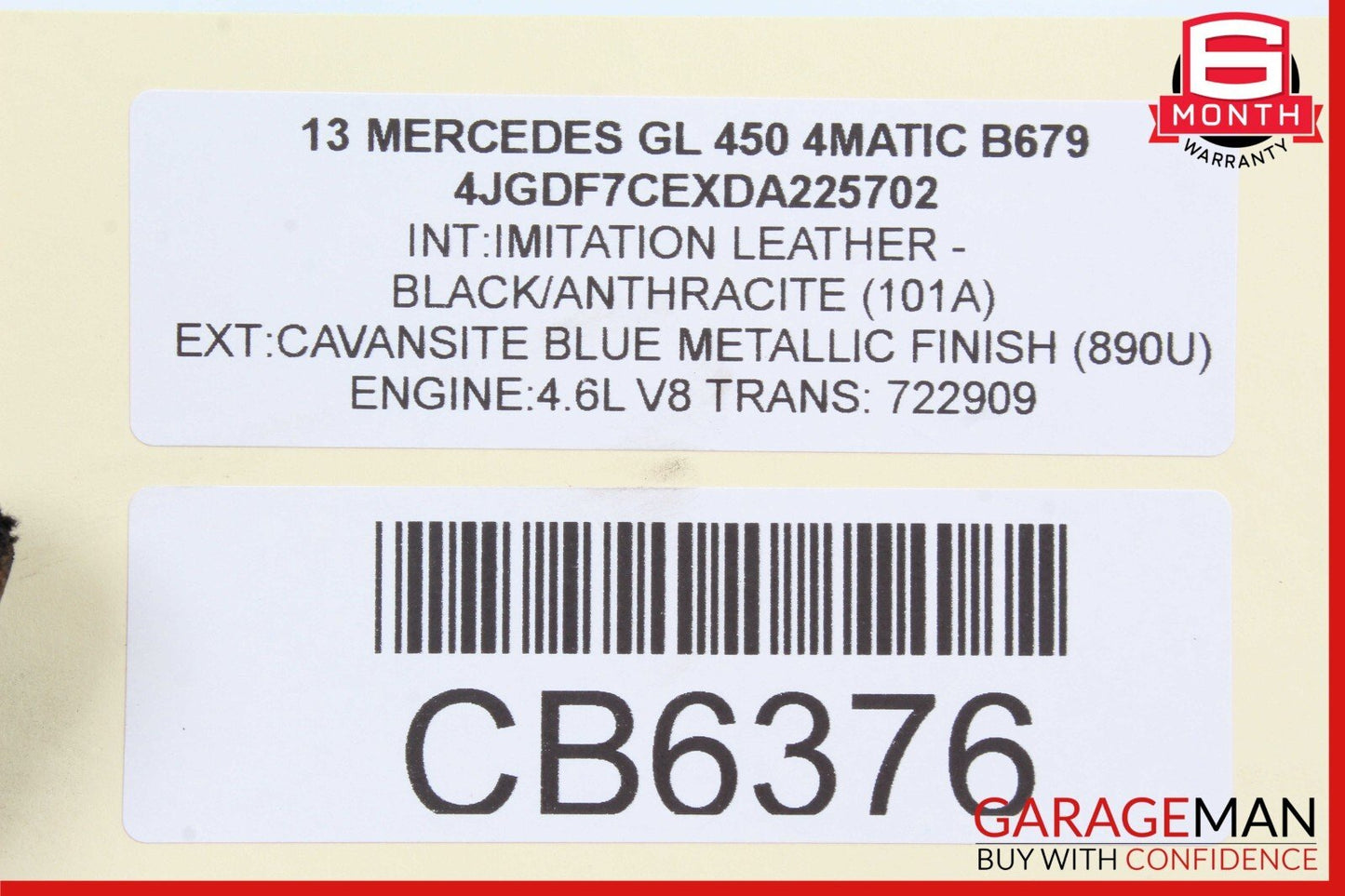 13-16 Mercedes X166 GL450 GL550 Rear Left / Right Drive Axle CV Shaft Driveshaft