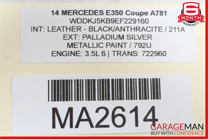 10-16 Mercedes W207 E350 C250 SLK250 Sirius Satellite Radio Receiver Module OEM