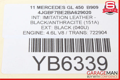 06-12 Mercedes X164 GL450 GL450 Front Right Door Lock Latch Actuator OEM
