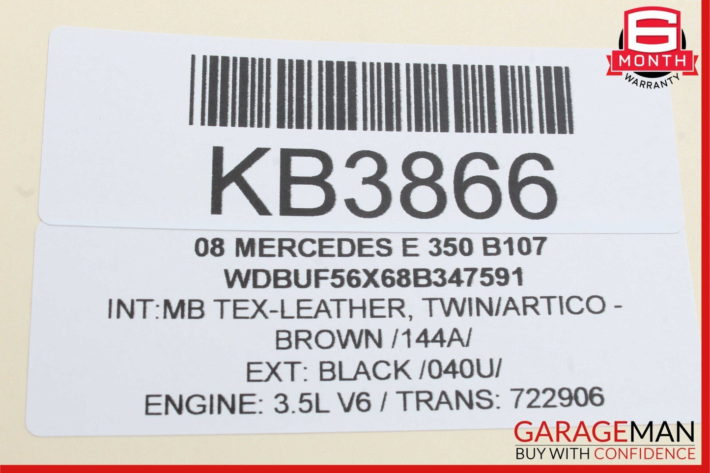 03-09 Mercedes W211 E350 Front Left Driver Side Door Control Module Unit OEM