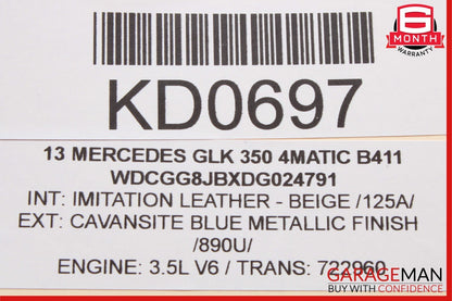 08-18 Mercedes GLK350 E350 E400 C250 Front Left Side Door Control Module Unit