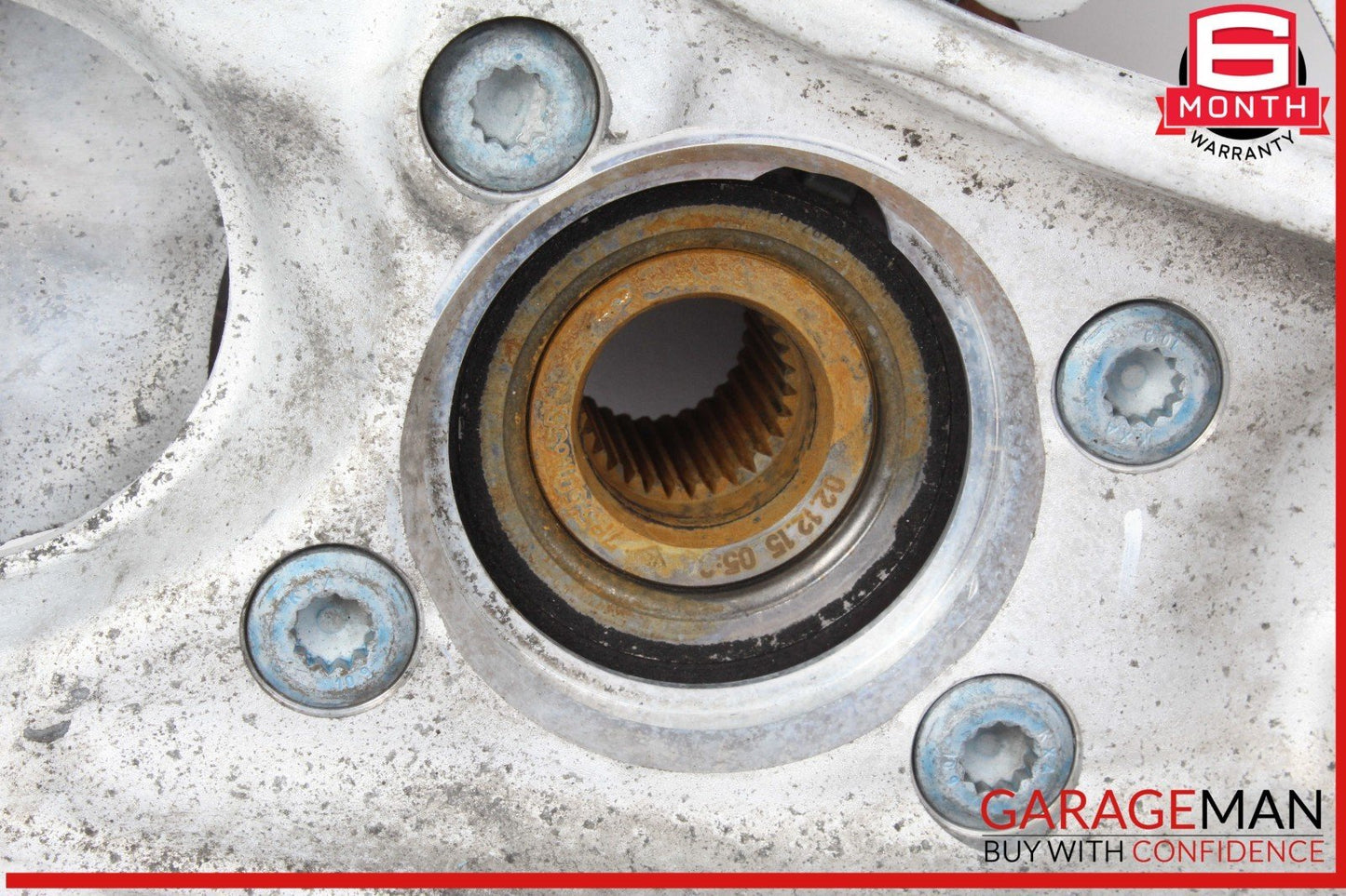 11-18 Porsche Cayenne 958 Front Left Side Spindle Knuckle Wheel Hub OEM