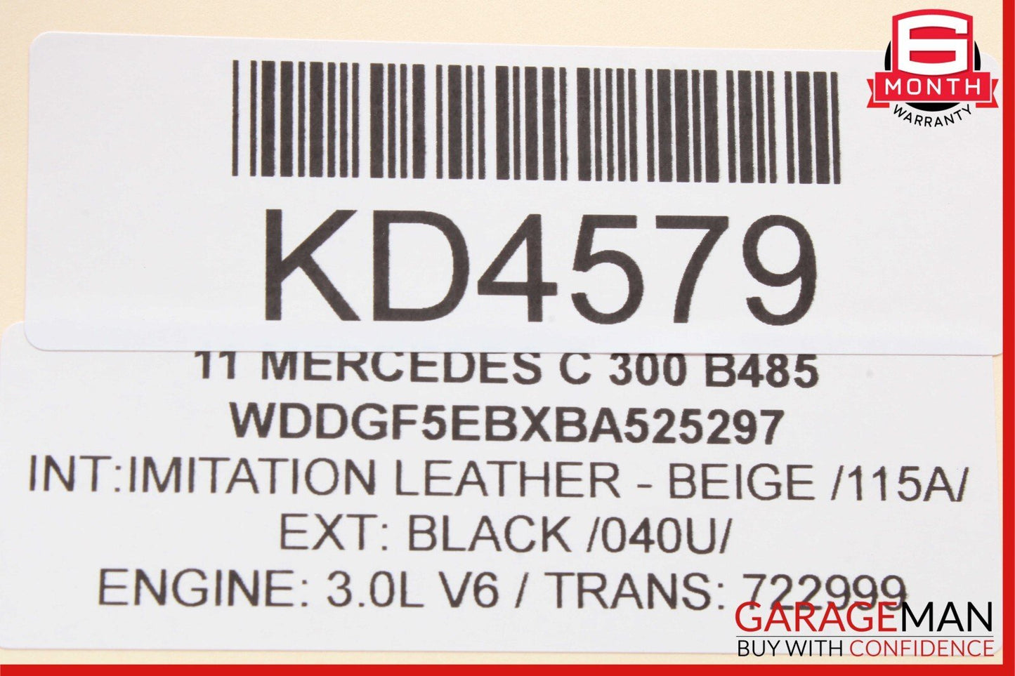 08-14 Mercedes W204 C300 C250 C350 Rear Left Driver Side Exterior Door Handle