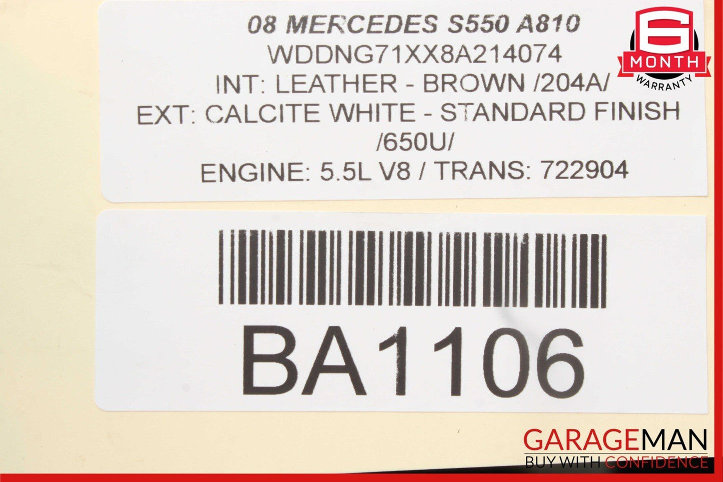 07-14 Mercedes S550 CL550 Air Suspension Supply Valve Block Control Module Unit