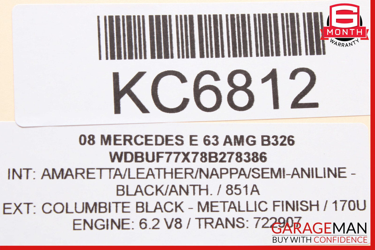 03-12 Mercedes W211 E63 CLS550 GL450 ML500 Seat Control Module Left Side OEM