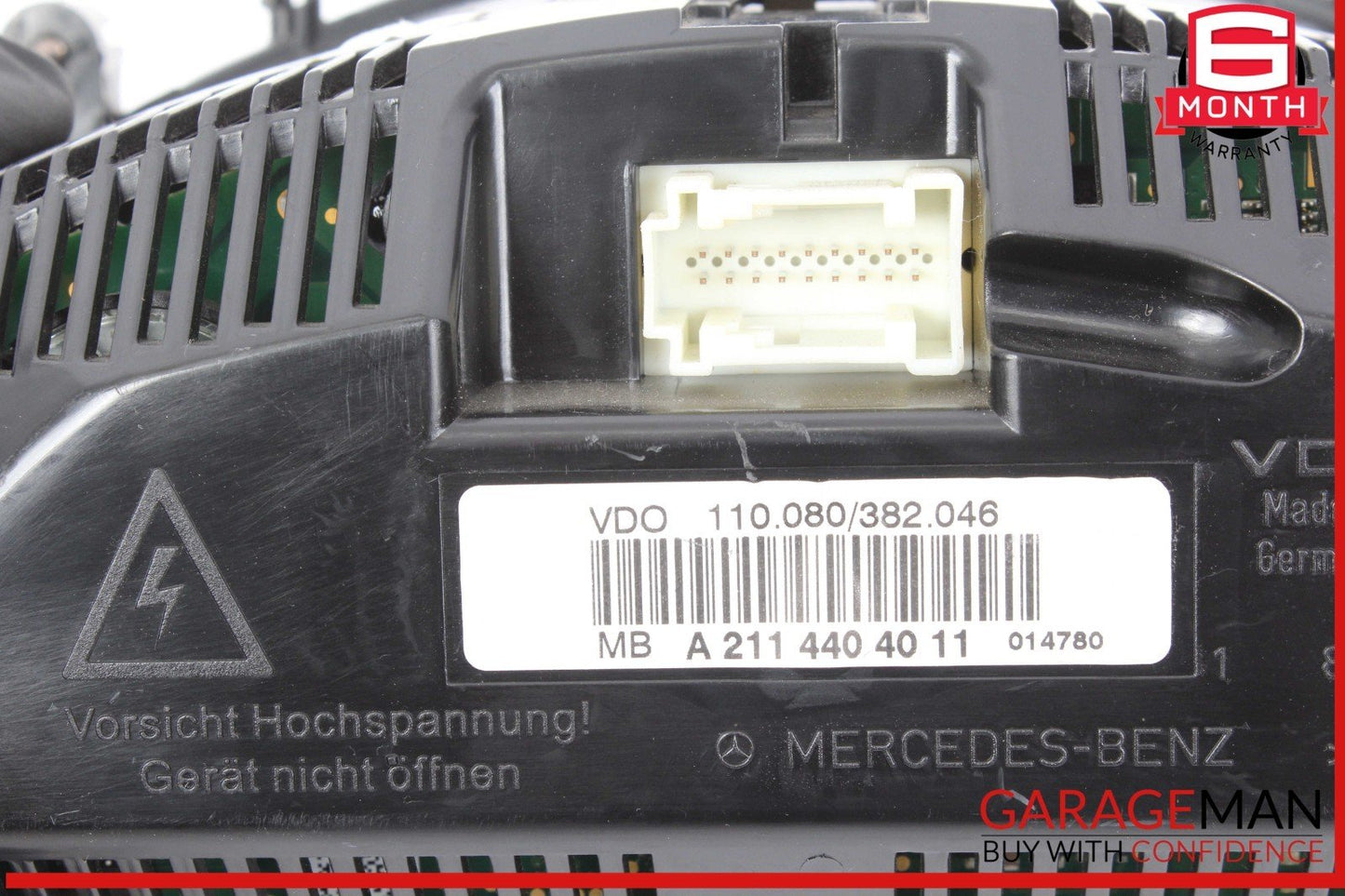07-09 Mercedes W211 E350 E550 Instrument Cluster Speedometer 2114404011 OEM