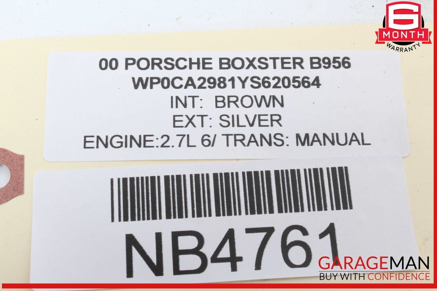 97-04 Porsche Boxster 986 Rear Right or Left Side Lower Control Arm OEM