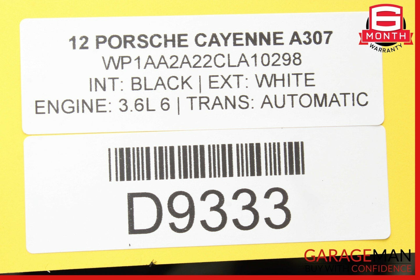 11-17 Porsche Cayenne 958 Rear Left Side Suspension Upper Forward Control Arm