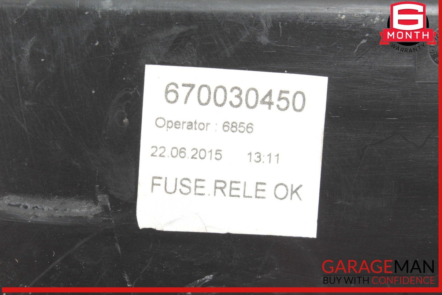 14-17 Maserati Ghibli Front Fuse Relay Box 670030450 OEM