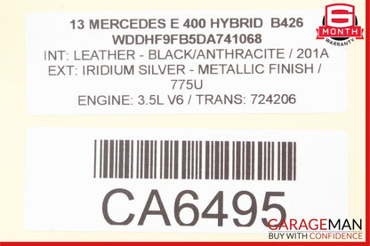 10-16 Mercedes W212 E350 E40 Front Right Wheel Spindle Knuckle Hub Bearing OEM