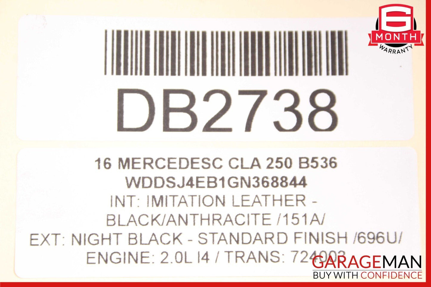14-20 Mercedes X156 CLA250 Engine Cooling Radiator AC Air A/C Condenser Assy