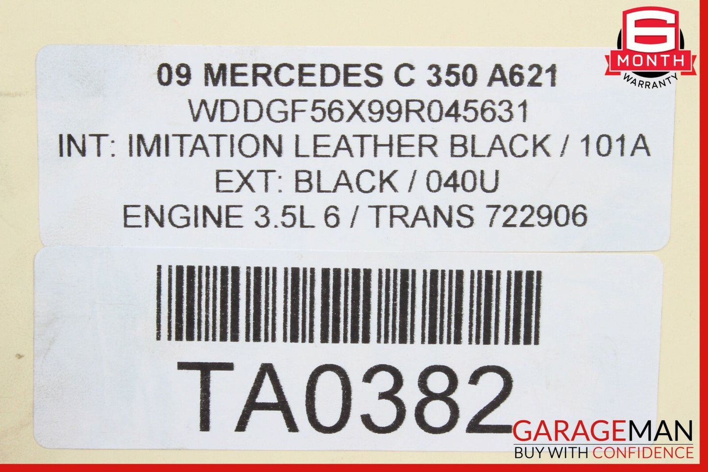 08-15 Mercedes W204 C350 Rear Right / Left Side Suspension Upper Control Arm