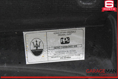 08-19 Maserati GranTurismo GranCabrio M145 Hood Bonnet Cover Panel Assembly OEM