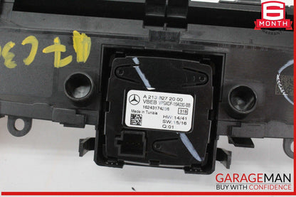 15-21 Mercedes W205 C300 Multi Media Radio Navigation Control Switch w/ Clock