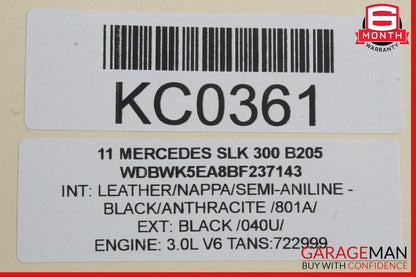 08-11 Mercedes R171 SLK300 Front Right Seat Belt Seatbelt Retractor OEM